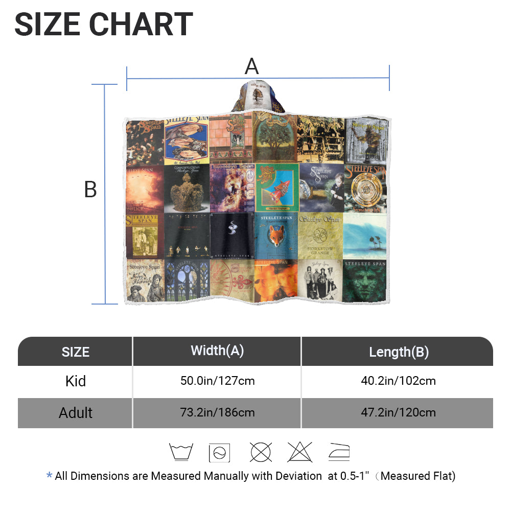 Steeleye Span Wearable Hooded Blanket – Folk-Rock Magic You Can Wear