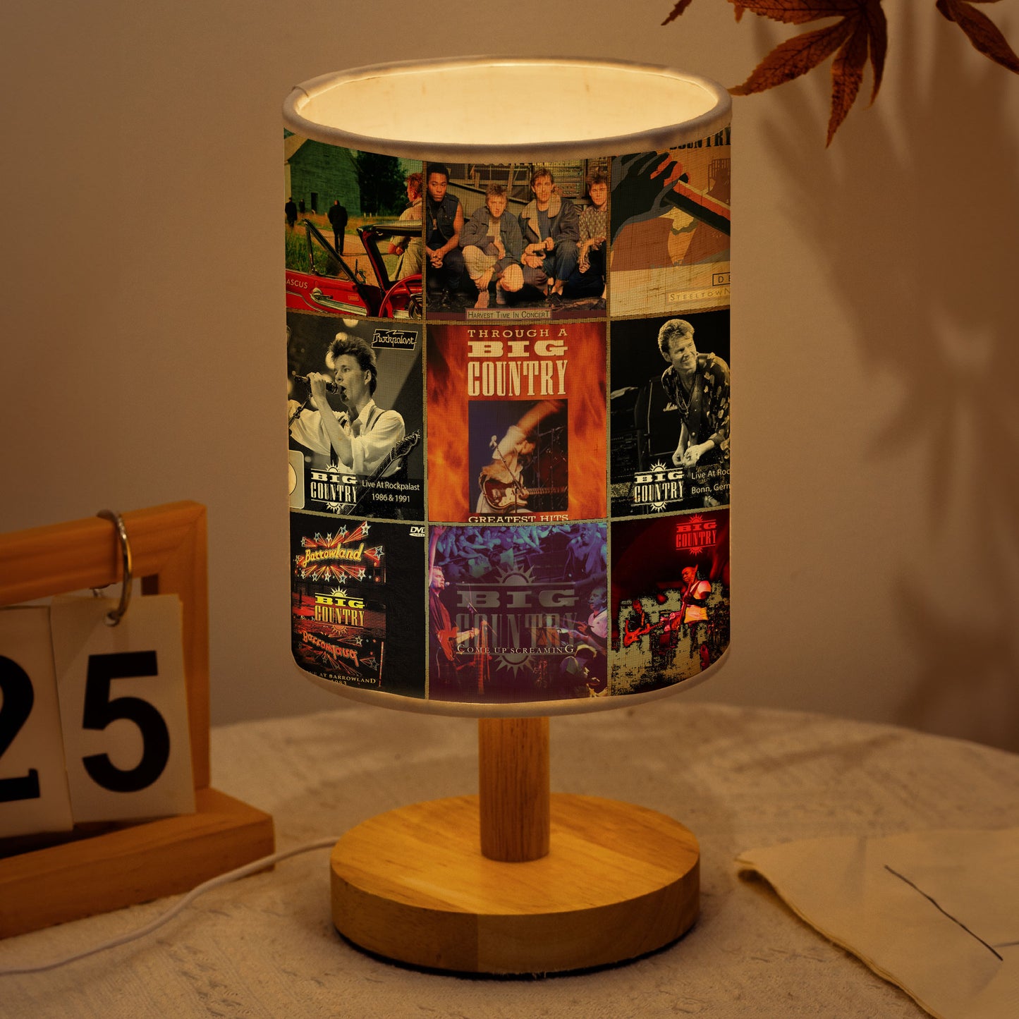 Big Country Album Cover Lamp – Classic Rock Nostalgia Home Decor