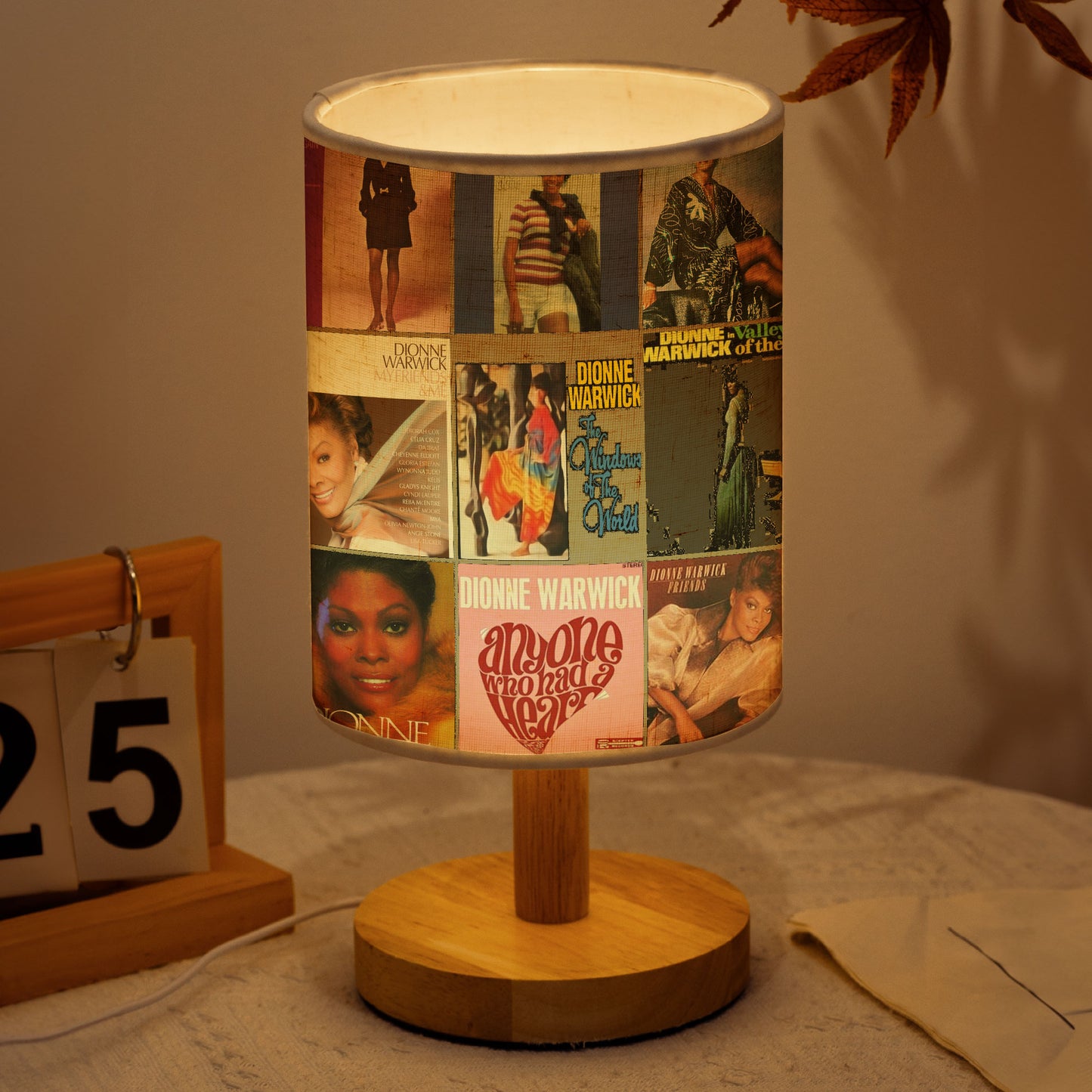 Dionne Warwick Albums Lamp – Soulful Elegance in Every Glow ✨