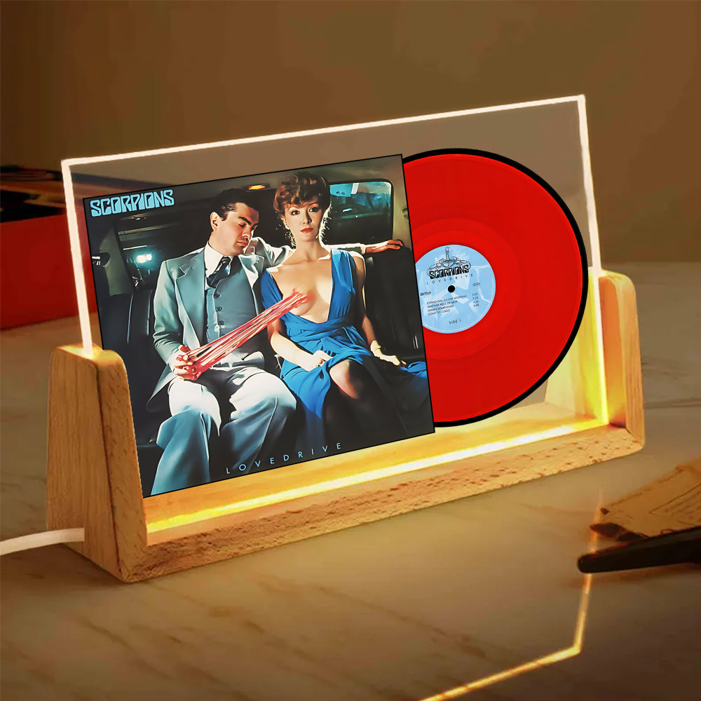 Scorpions Lovedrive Acrylic Light – Vinyl Record Display Lamp