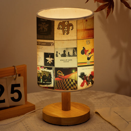 Kings of Leon Album Cover Fabric Lamp – Indie Rock Vibes Table Light