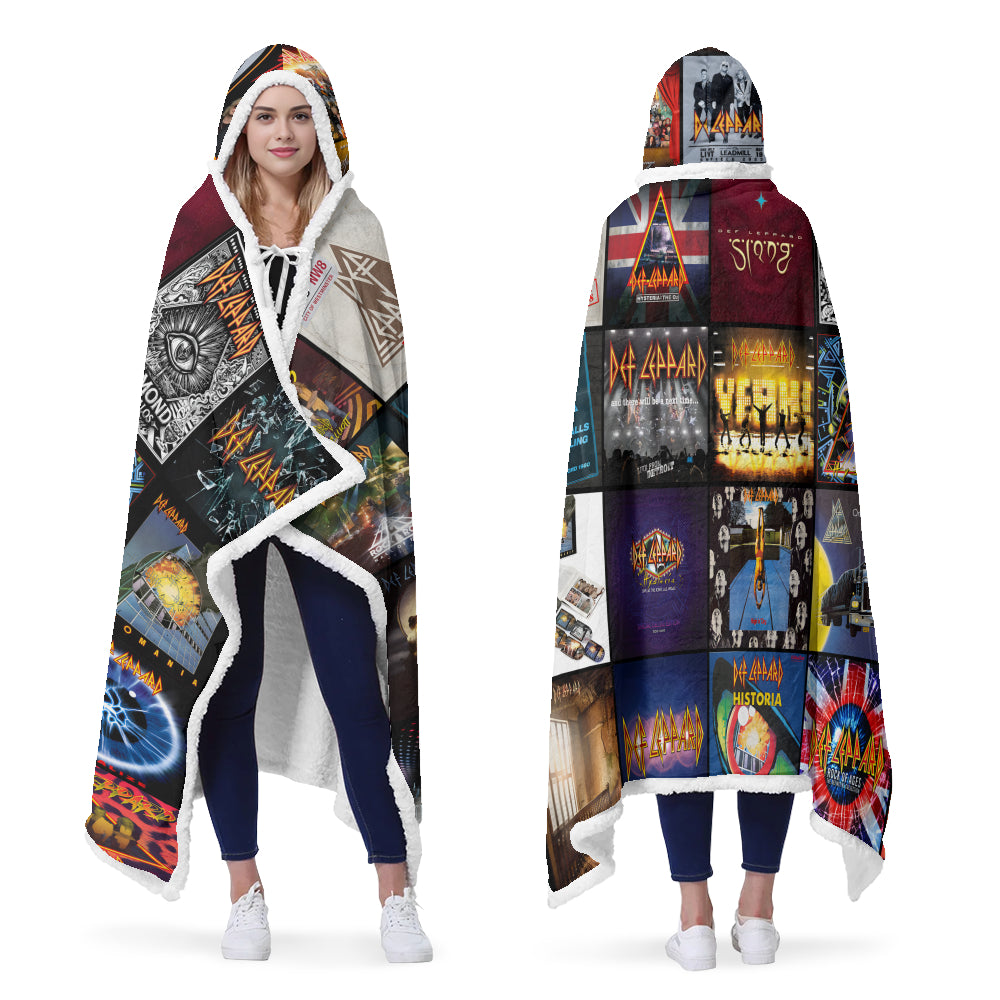 Def Leppard Wearable Hooded Blanket – Arena Rock Energy You Can Wear