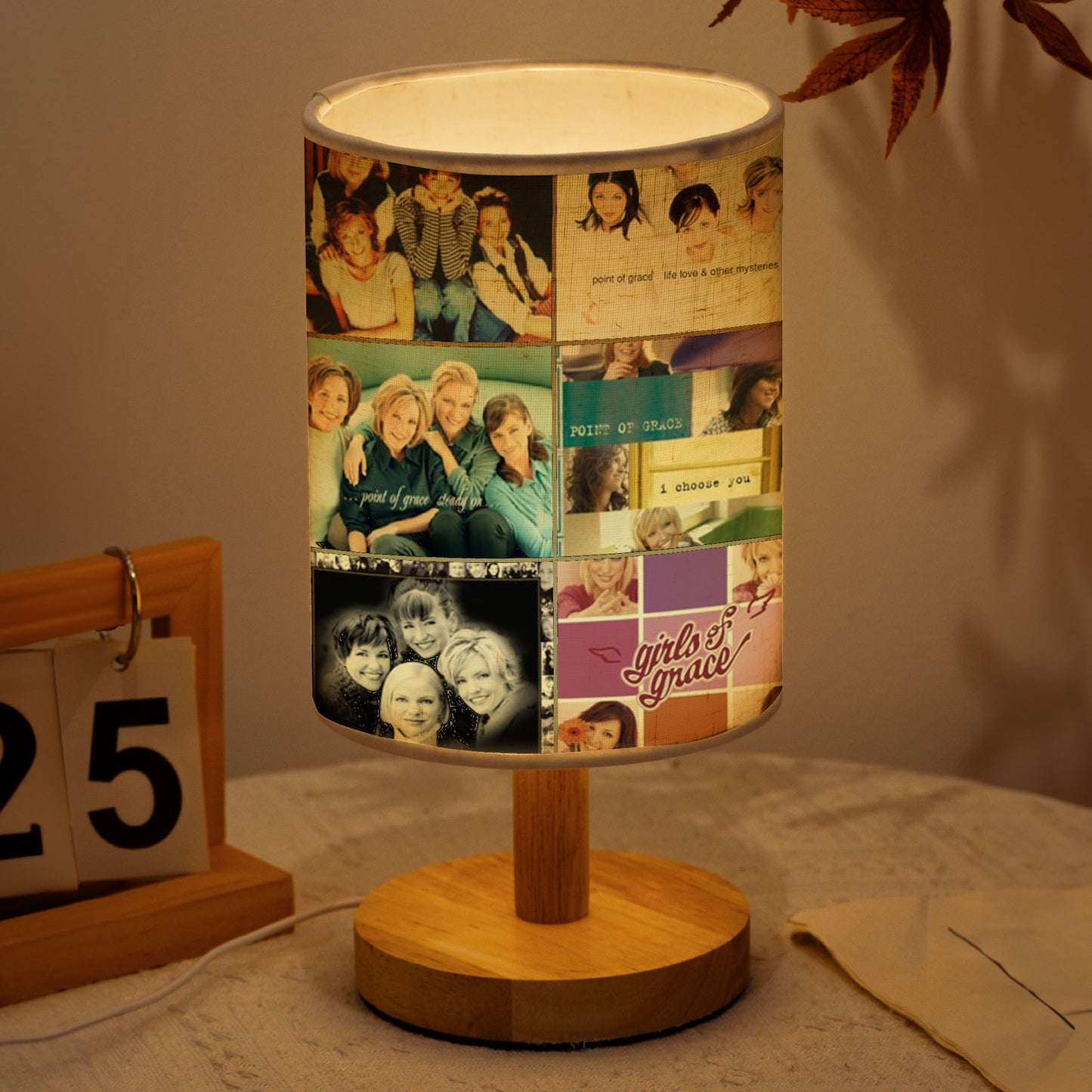 Point of Grace Album Art Table Lamp – Inspirational Christian Music Decorative Light