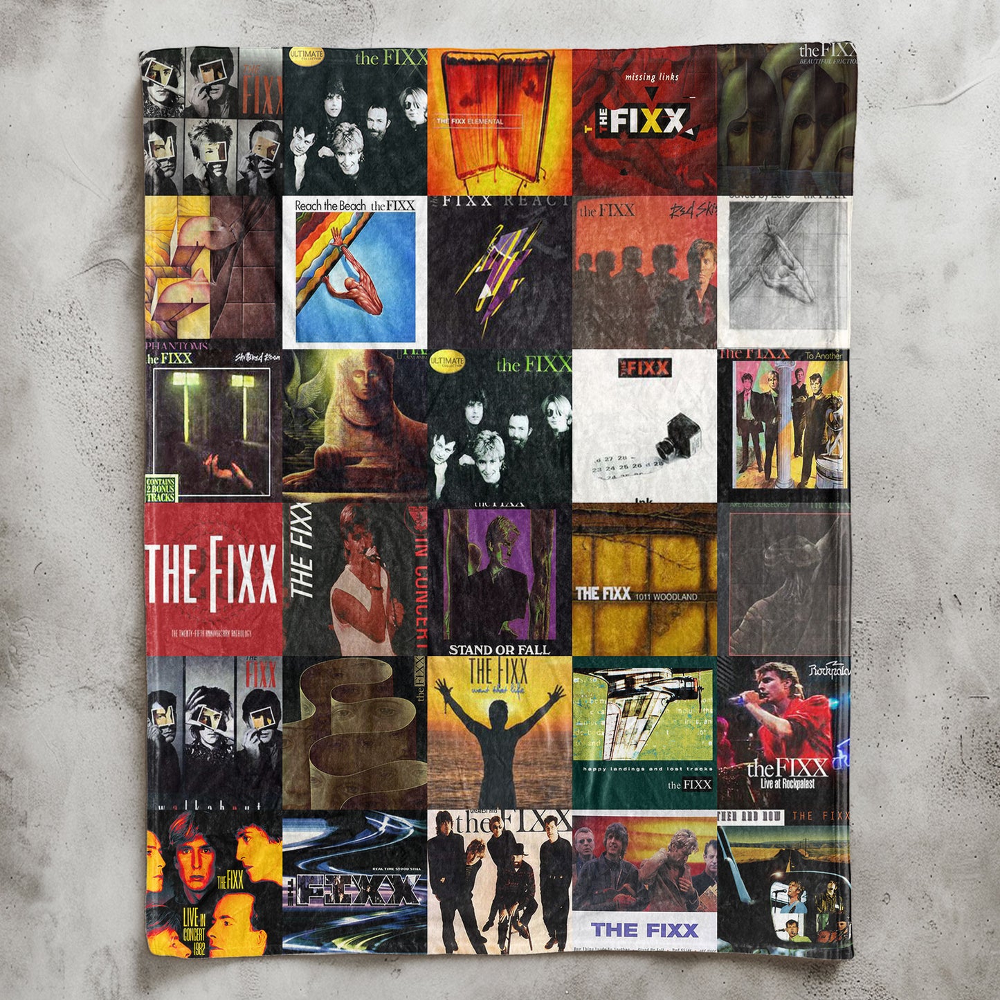 The Fixx Sherpa Blanket – A Retro-New Wave Tribute for True Fans