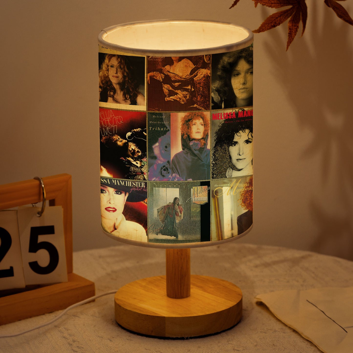 Melissa Manchester Album Cover Lamp – Classic Pop Nostalgia Home Decor