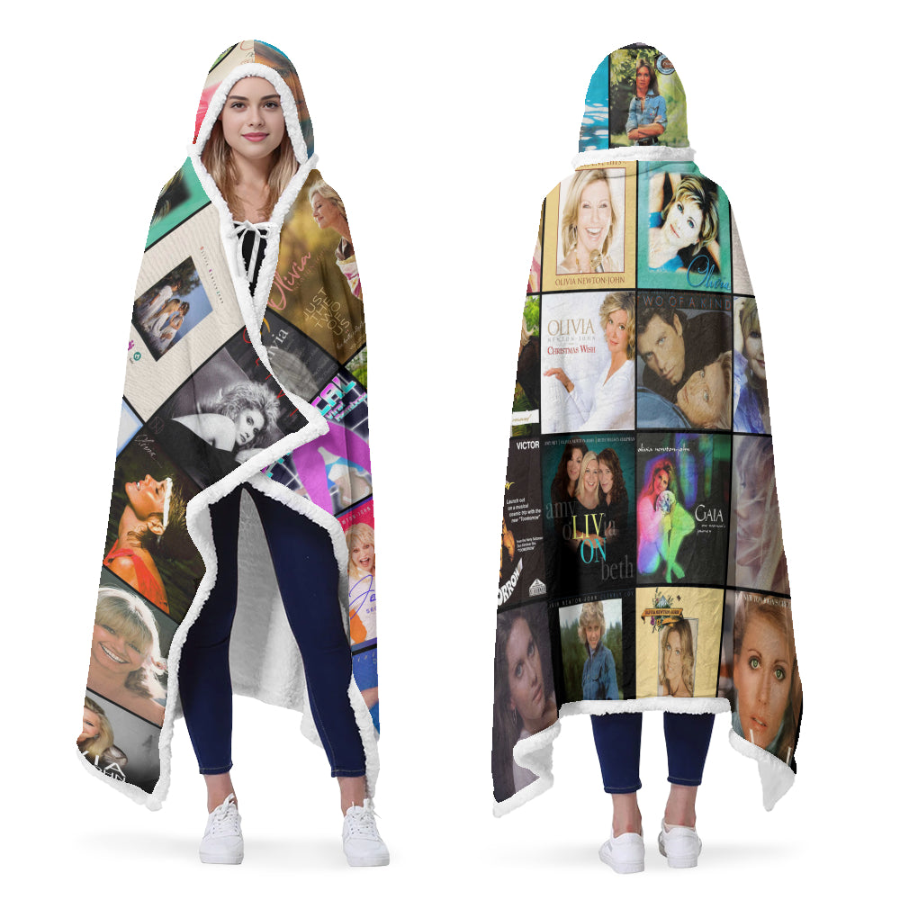 Olivia Newton-John Wearable Hooded Blanket – Timeless Pop Warmth You Can Wear