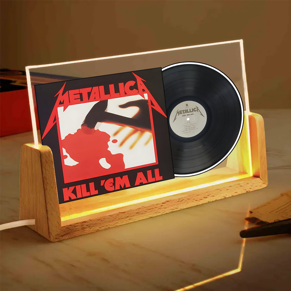 Metallica Album Collection Acrylic Light – Vinyl Record Display Lamp Set