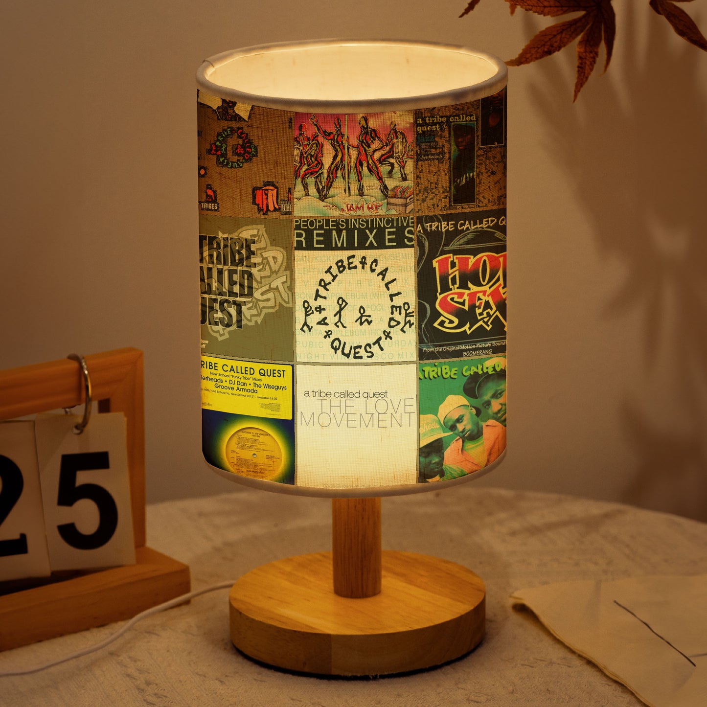 A Tribe Called Quest Fabric Lamp – Hip-Hop Soul & Glow 🎧✨