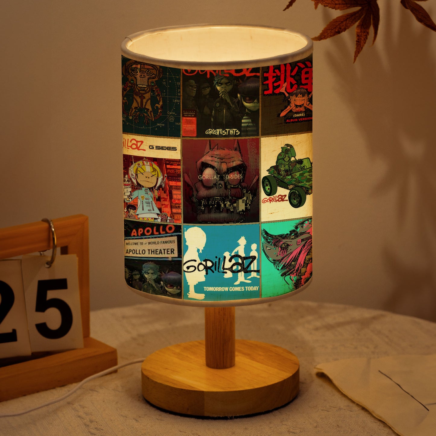 Gorillaz Fabric Lamp – Virtual Band Vibes