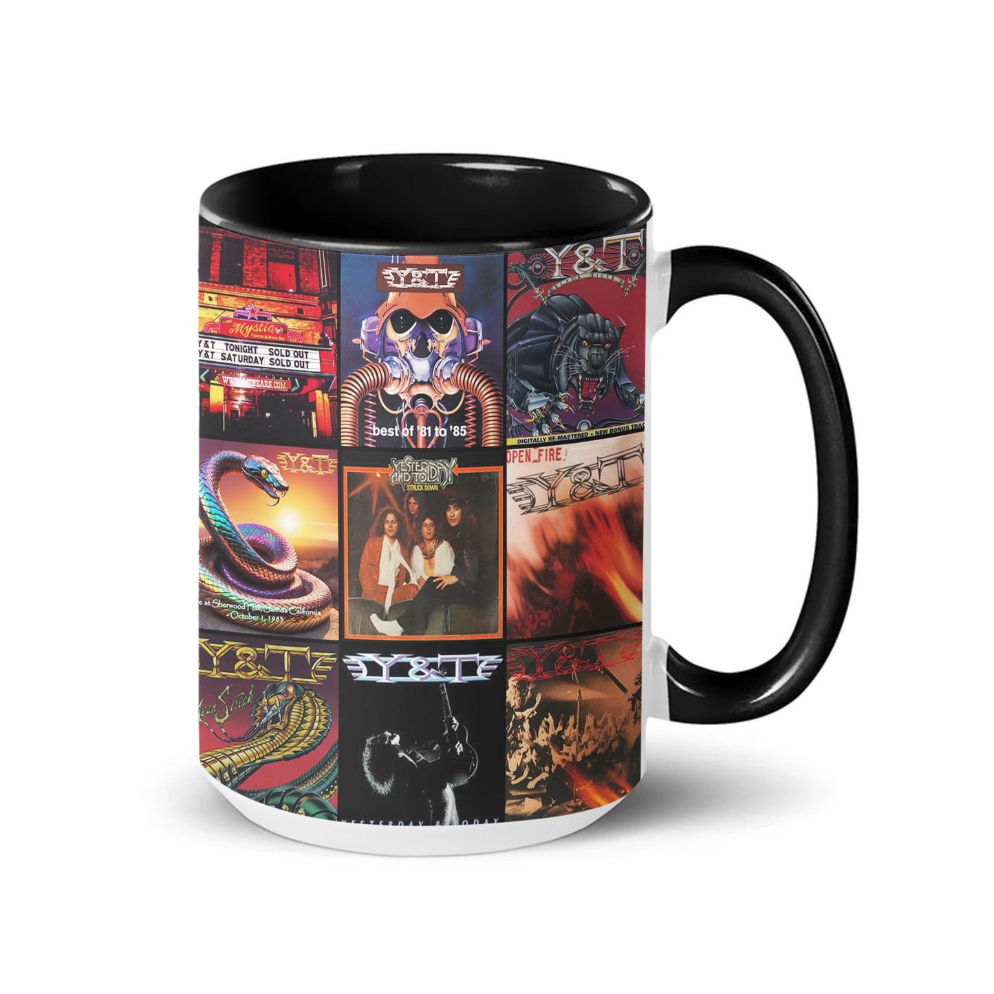 Y&T Accent Mug – Hard-Rock Legends Album Collage Gift
