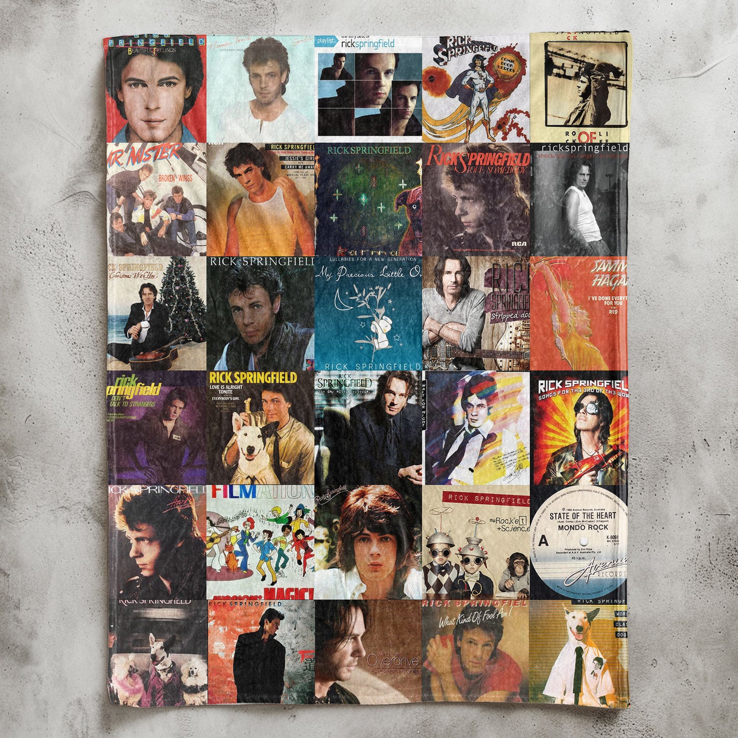 Rick Springfield Sherpa Blanket – A Cozy Tribute to an ’80s Icon