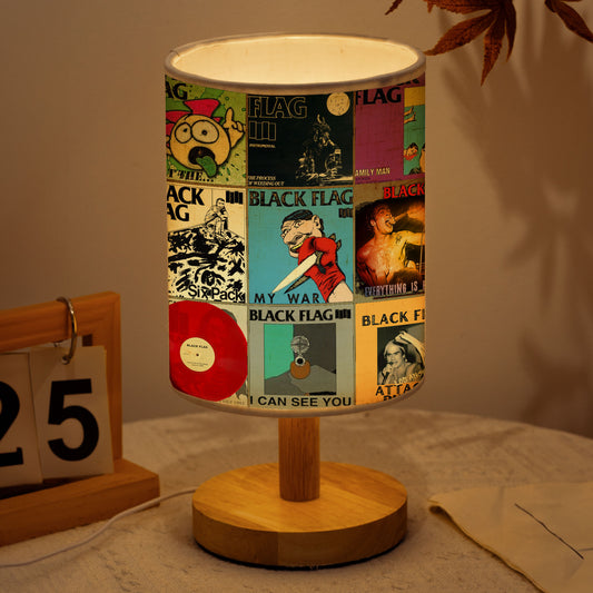 Black Flag Album Cover Lamp – Punk Rock Nostalgia Home Decor