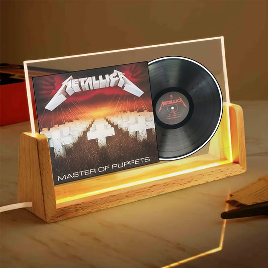 Metallica Album Collection Acrylic Light – Vinyl Record Display Lamp Set
