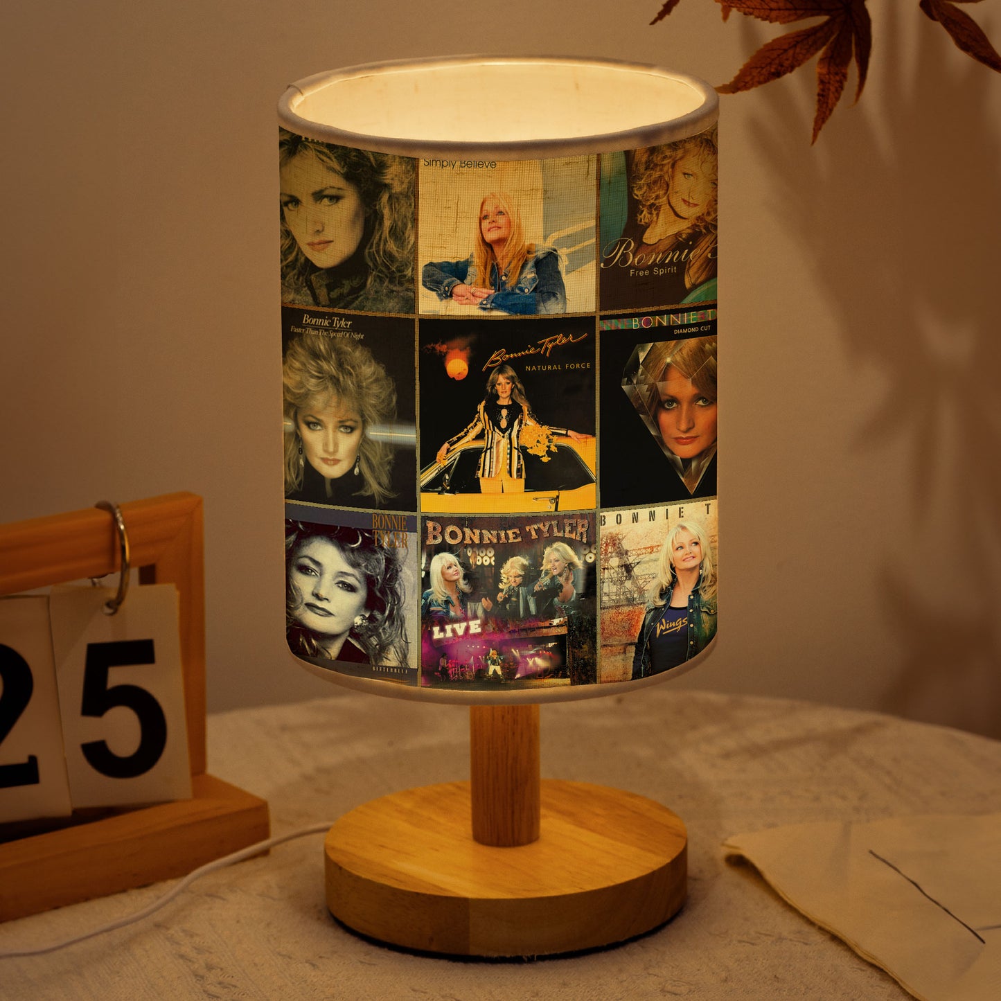 Bonnie Tyler Album Cover Lamp – Retro Pop Rock Nostalgia Decor