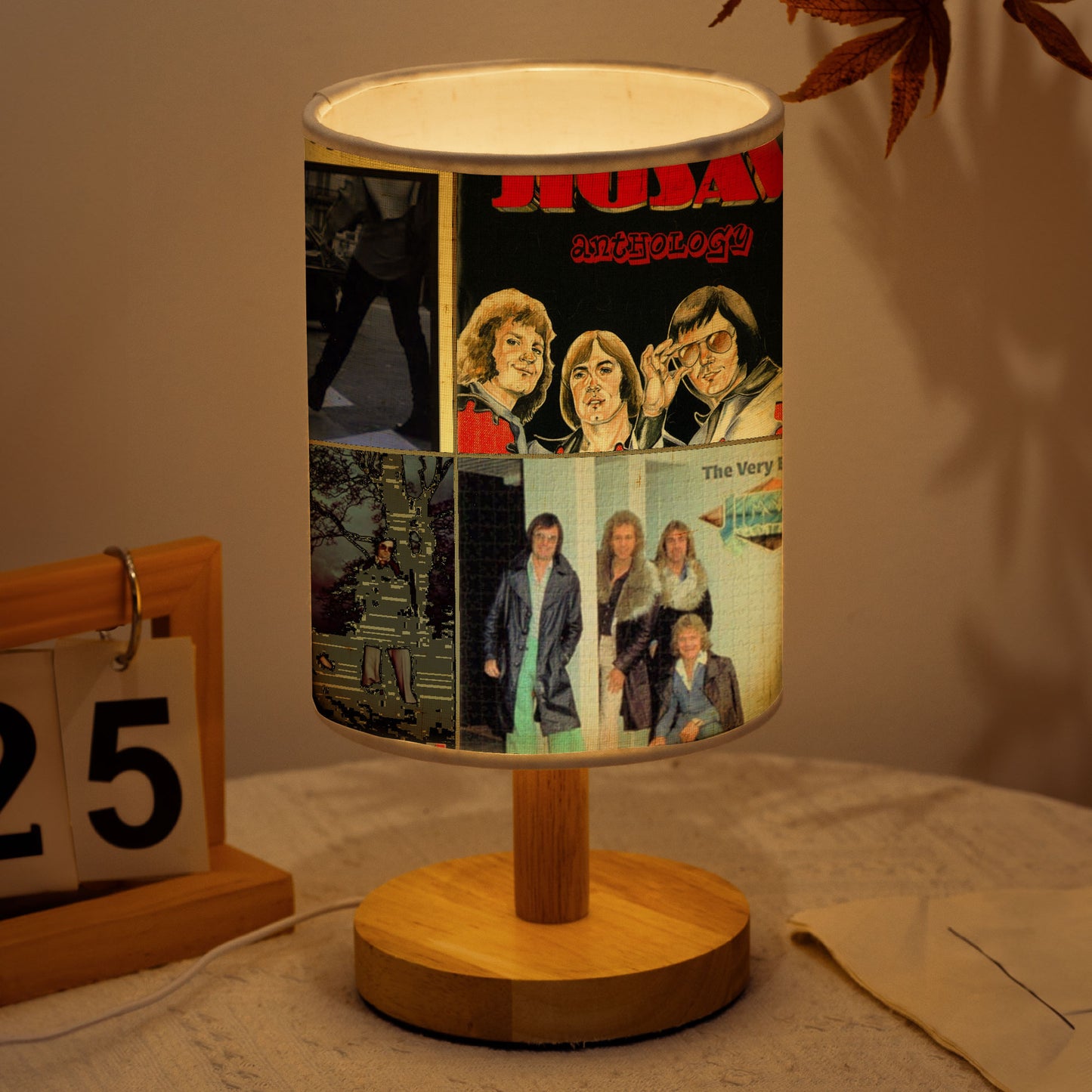 The Rubettes Album Cover Lamp – Retro Pop & Glam Rock Nostalgia Decor