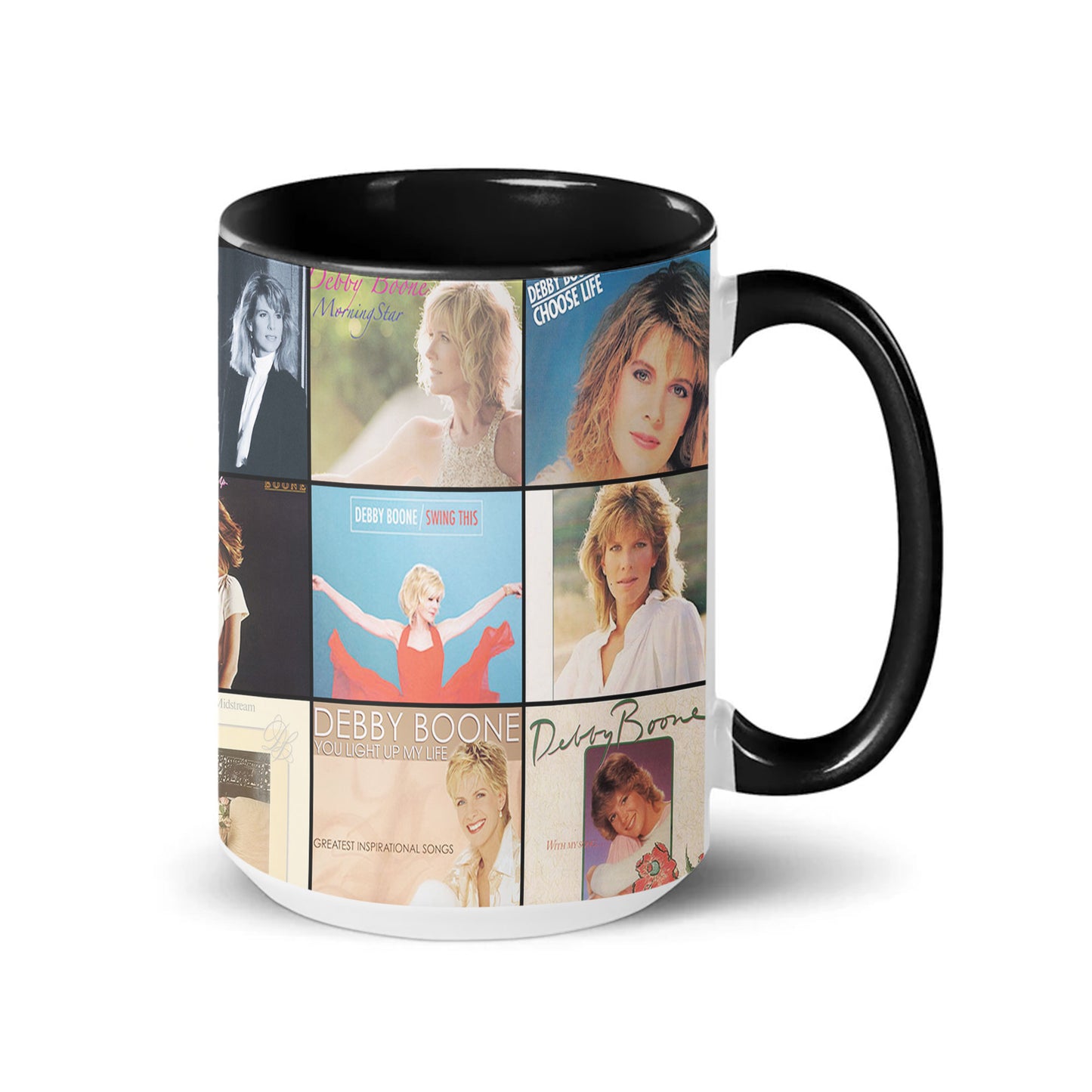 Debby Boone Accent Mug – Classic Album Cover Collage Gift