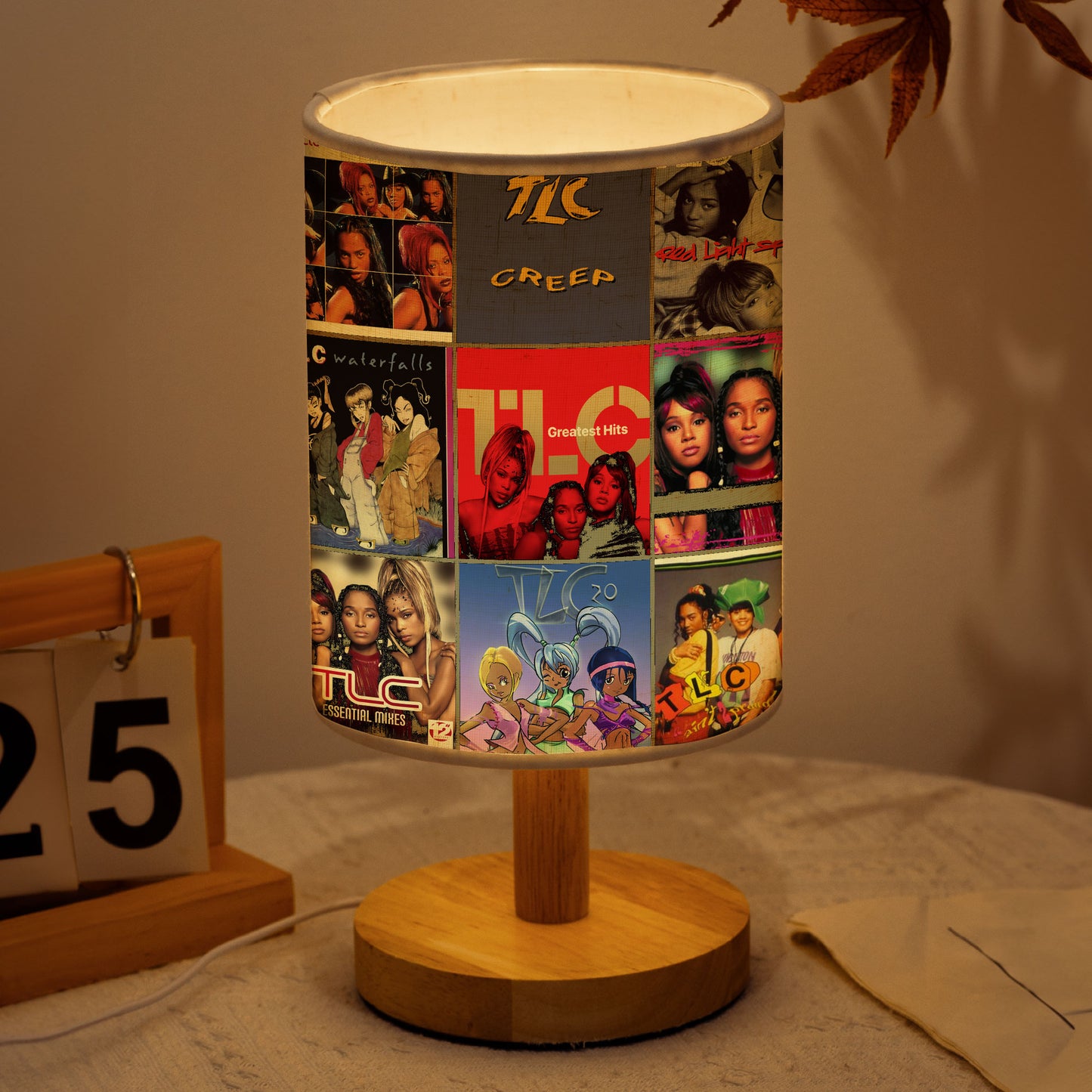 TLC Album Cover Lamp – ’90s R&B Nostalgia Home Decor