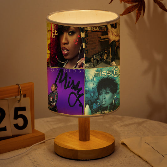 Missy Elliott Album Art Table Lamp – Hip-Hop Queen Decorative Light