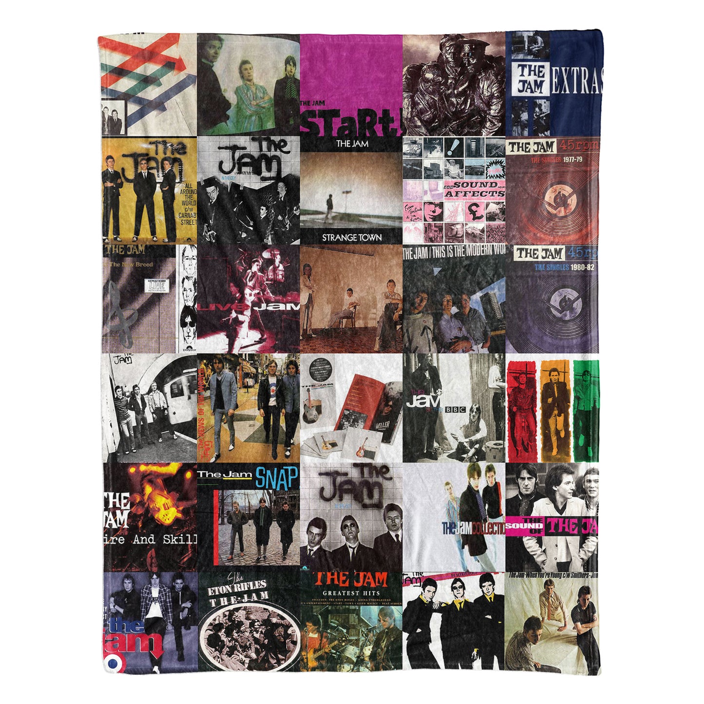 The Jam Sherpa Blanket – A Mod Revival Classic for True Fans