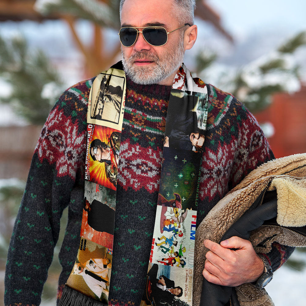 Smashing Pumpkins Scarf – A Cozy Tribute to Alternative Rock Legends