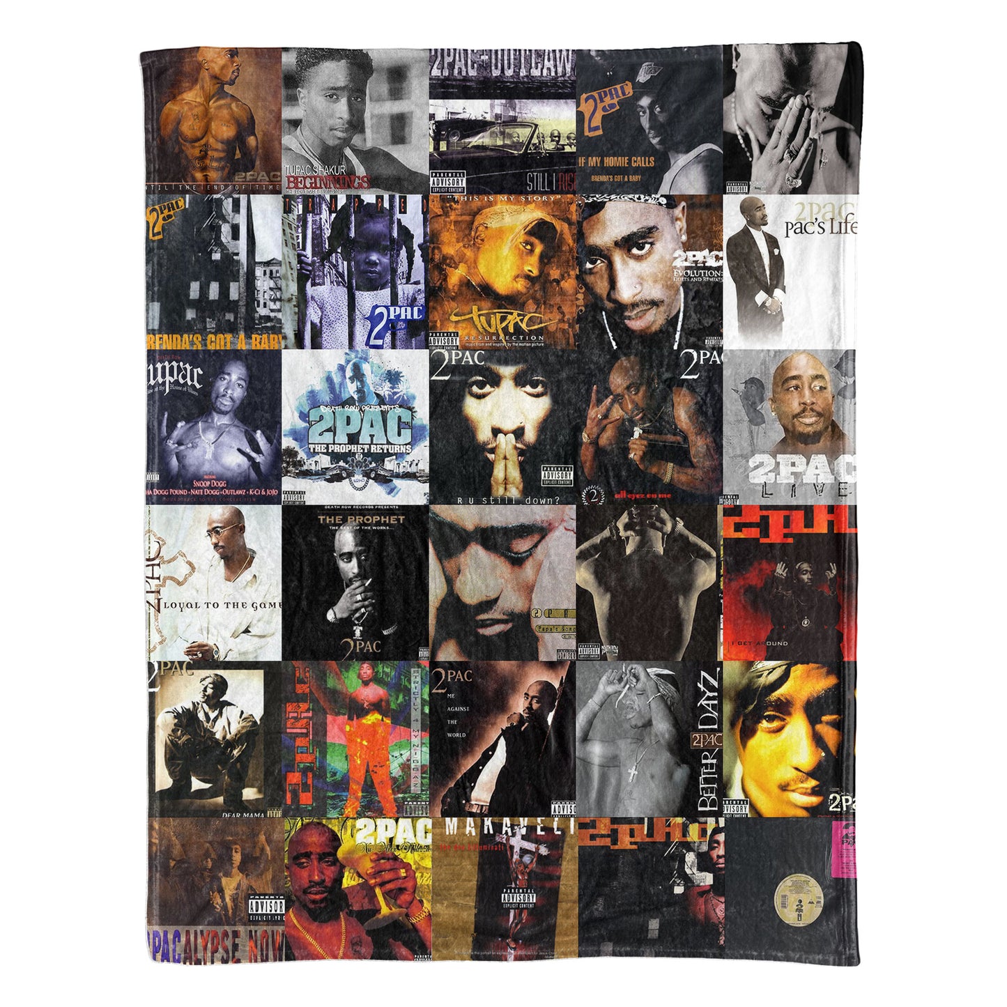 2Pac Sherpa Blanket – West Coast Legend Warmth Wrapped in Iconic Album Art