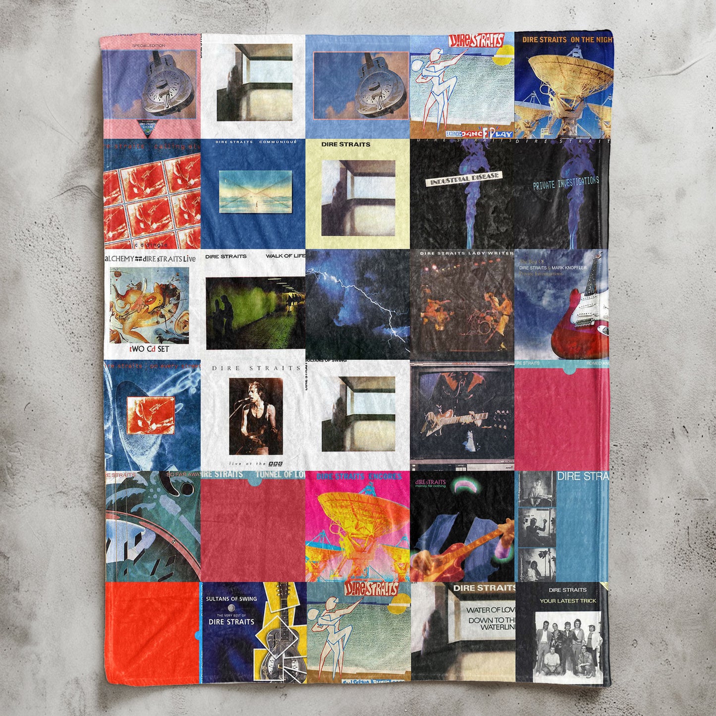 Dire Straits Sherpa Blanket – A Warm Tribute to Legendary Rock