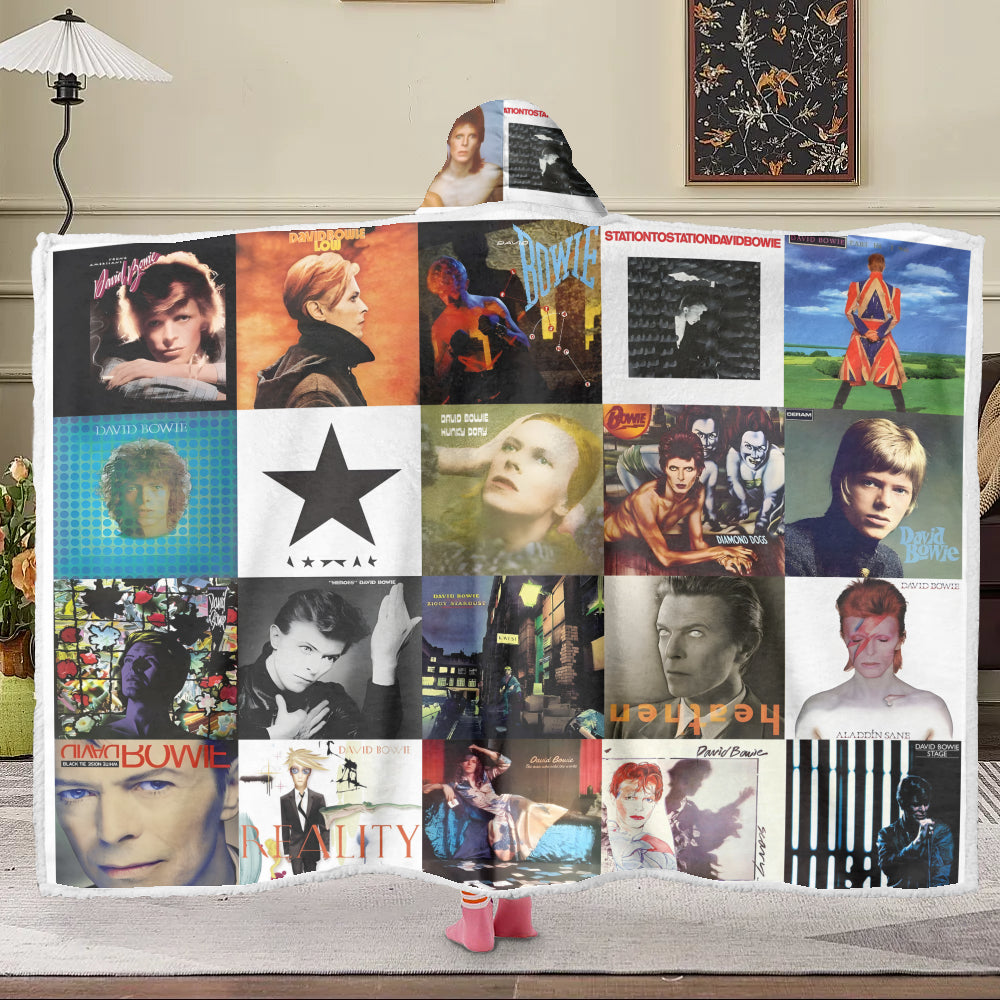 David Bowie Wearable Hooded Blanket – The Starman Comfort Edition