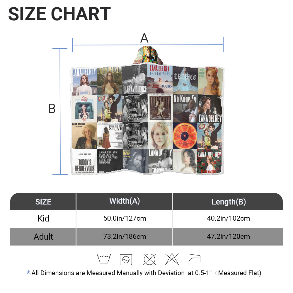 Lana Del Rey Wearable Hooded Blanket – Dreamy Nostalgia You Can Wrap Around You