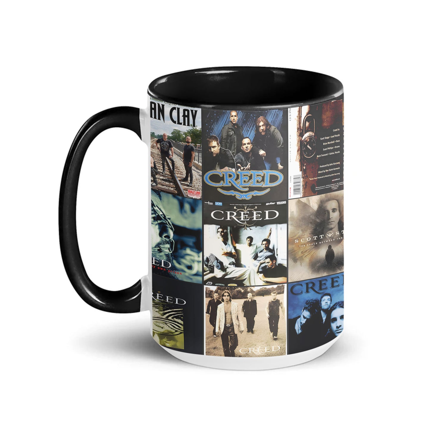 Creed Accent Mug – Classic Album Cover Collage Gift