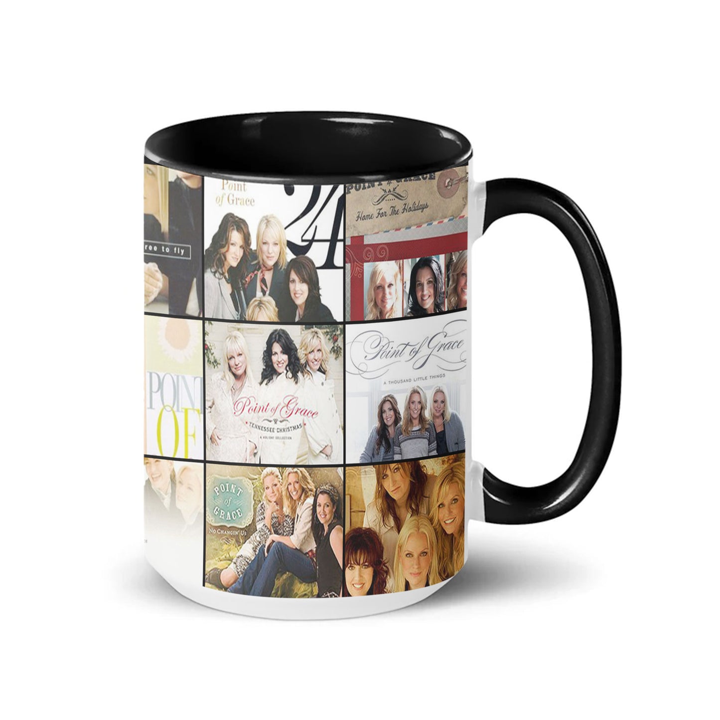 Point of Grace Accent Mug – Inspirational Album Cover Collage Gift