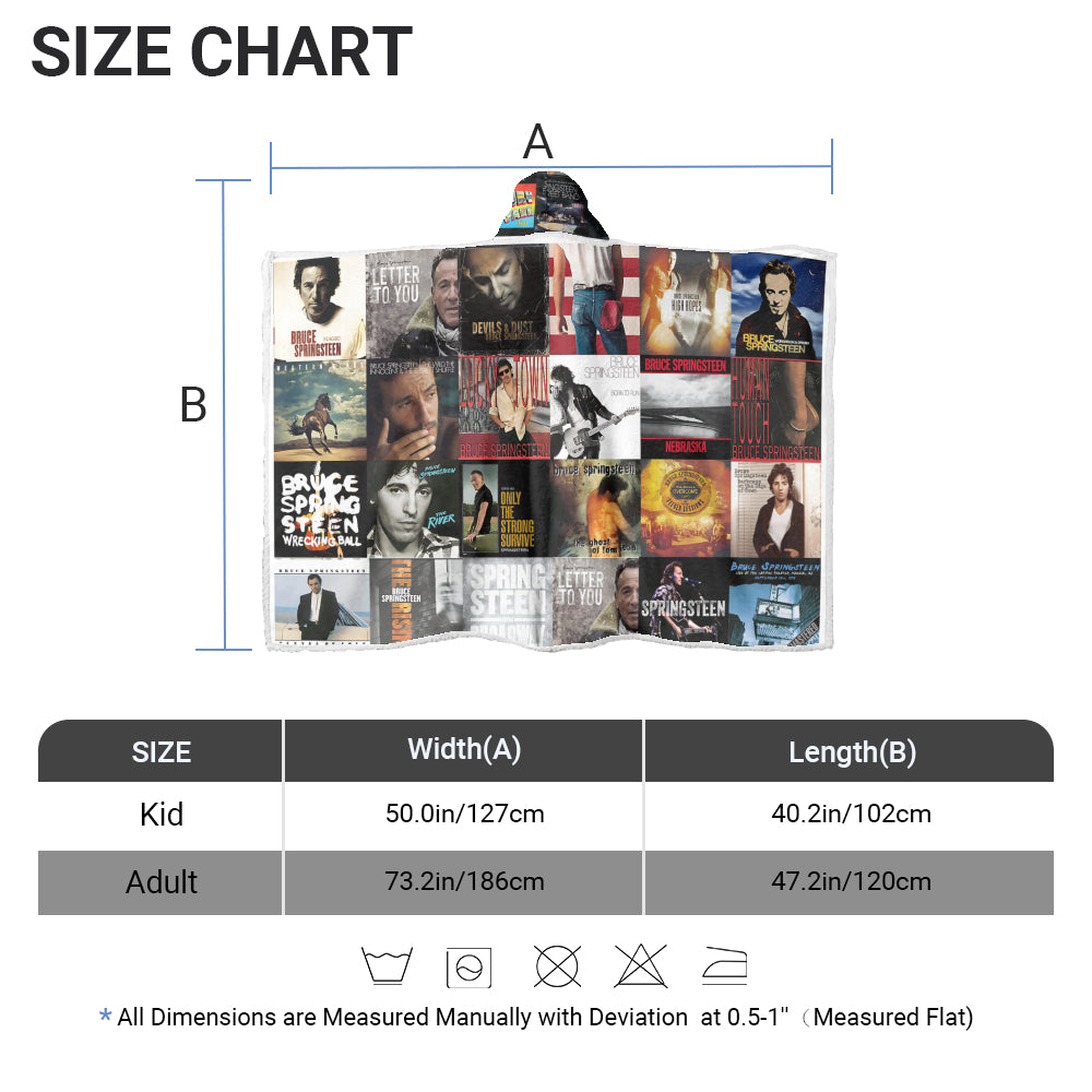 Bruce Springsteen Wearable Hooded Blanket – The Heartland Sound of an American Legend