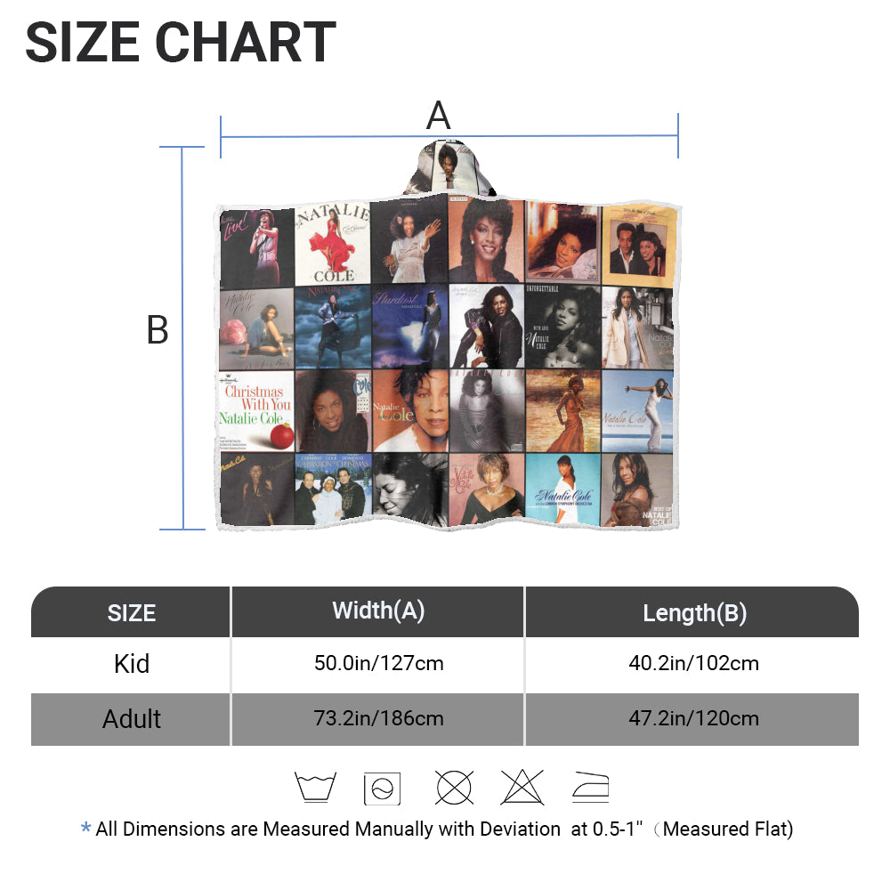 Natalie Cole Wearable Hooded Blanket – Soulful Warmth You Can Wear