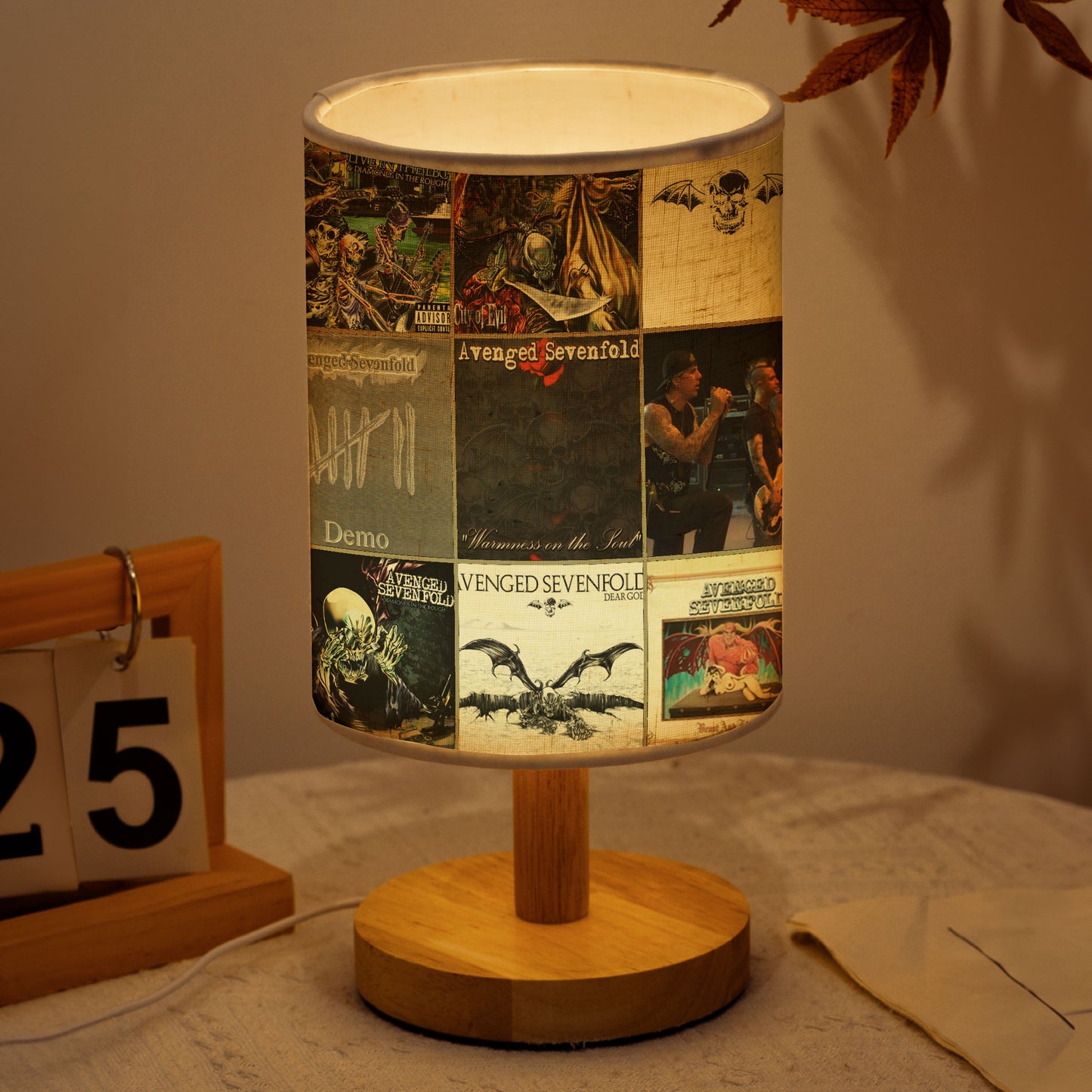 Avenged Sevenfold Fabric Lamp – Light Up the Metal Madness