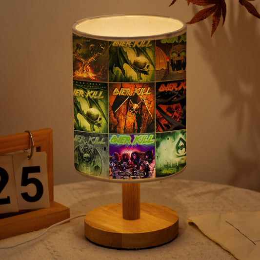 Overkill Album Art Table Lamp – Thrash Metal Legends Decorative Light
