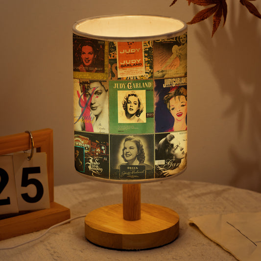 Judy Garland Fabric Lamp – Vintage Glamour in Every Glow