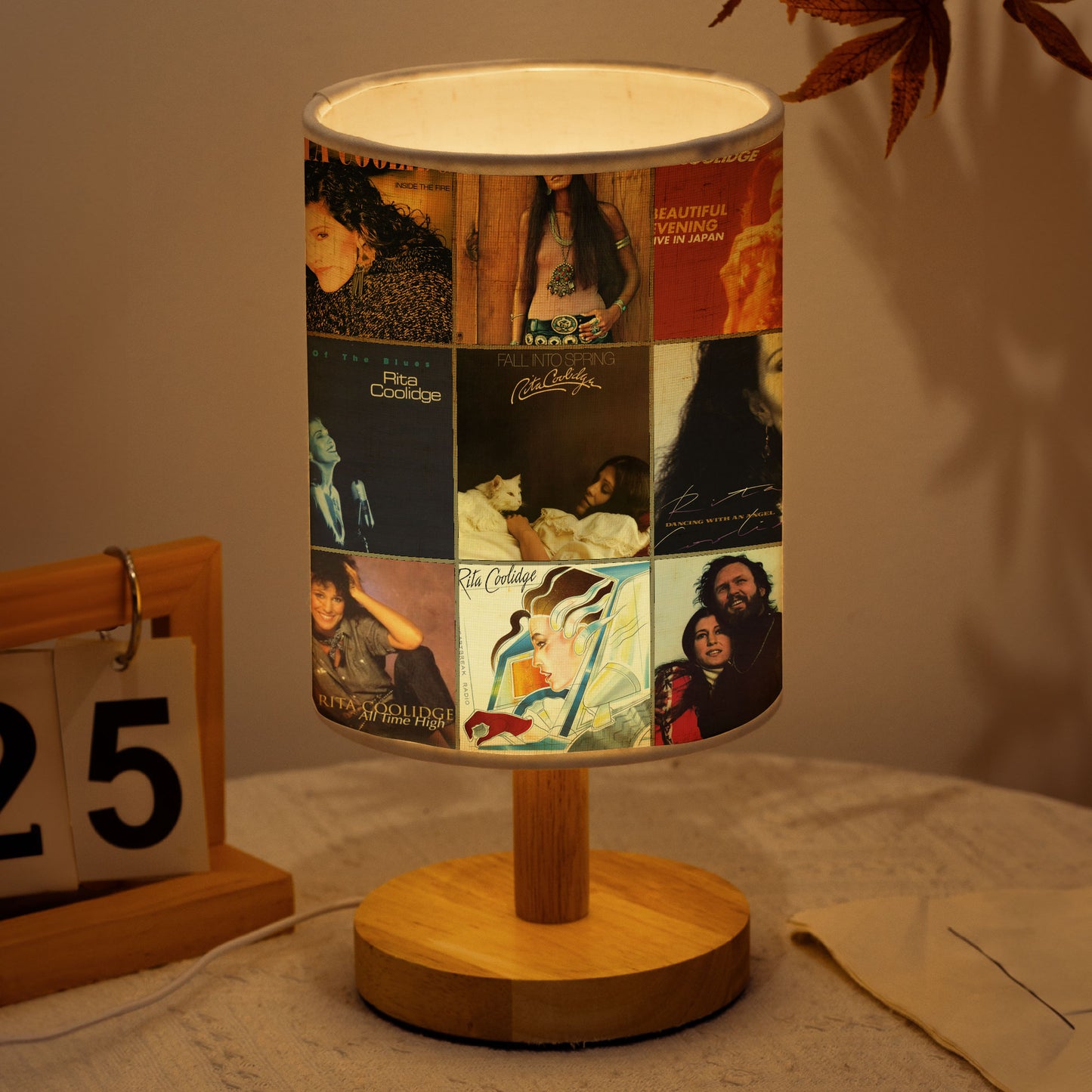 Rita Coolidge Album Cover Lamp – Classic Pop & Soul Nostalgia Decor