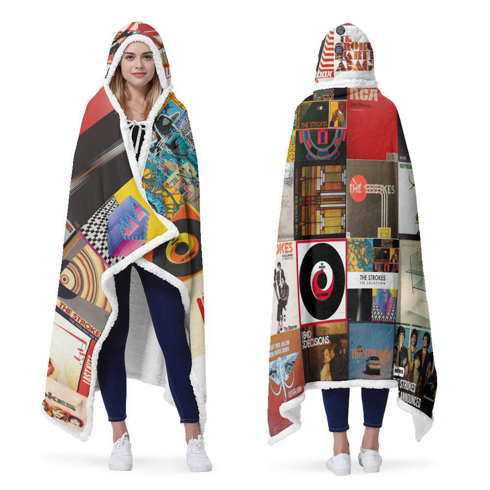 The Strokes Wearable Hooded Blanket – Indie Rock Nostalgia You Can Wear