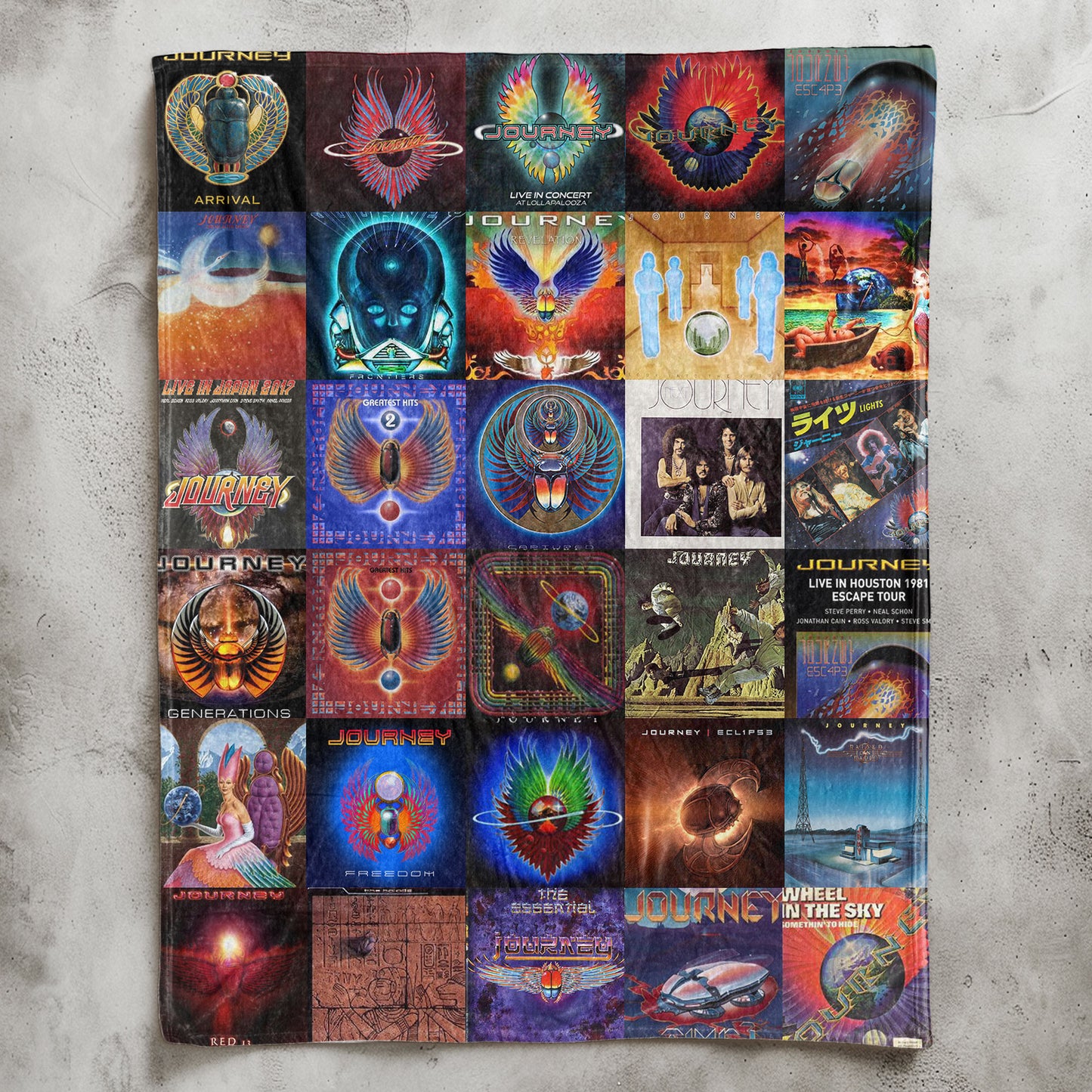 Journey Sherpa Blanket – A Soft Tribute to Timeless Rock Legends