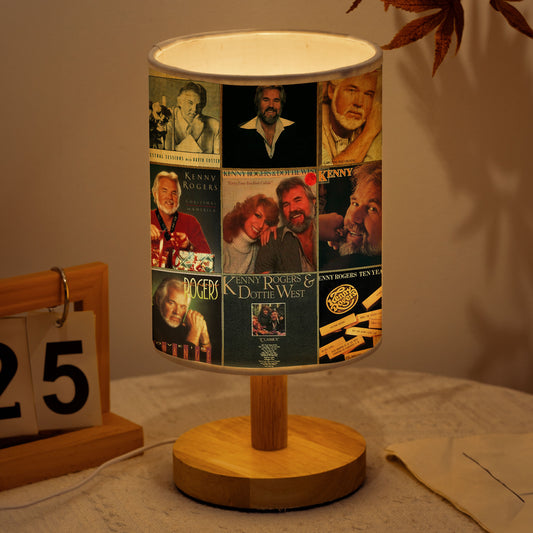Kenny Rogers Fabric Lamp – Country Legend Album Art Collection