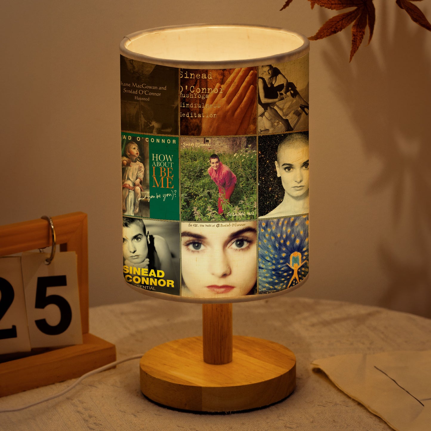Sinéad O’Connor Album Cover Lamp – Timeless Music Tribute Home Decor