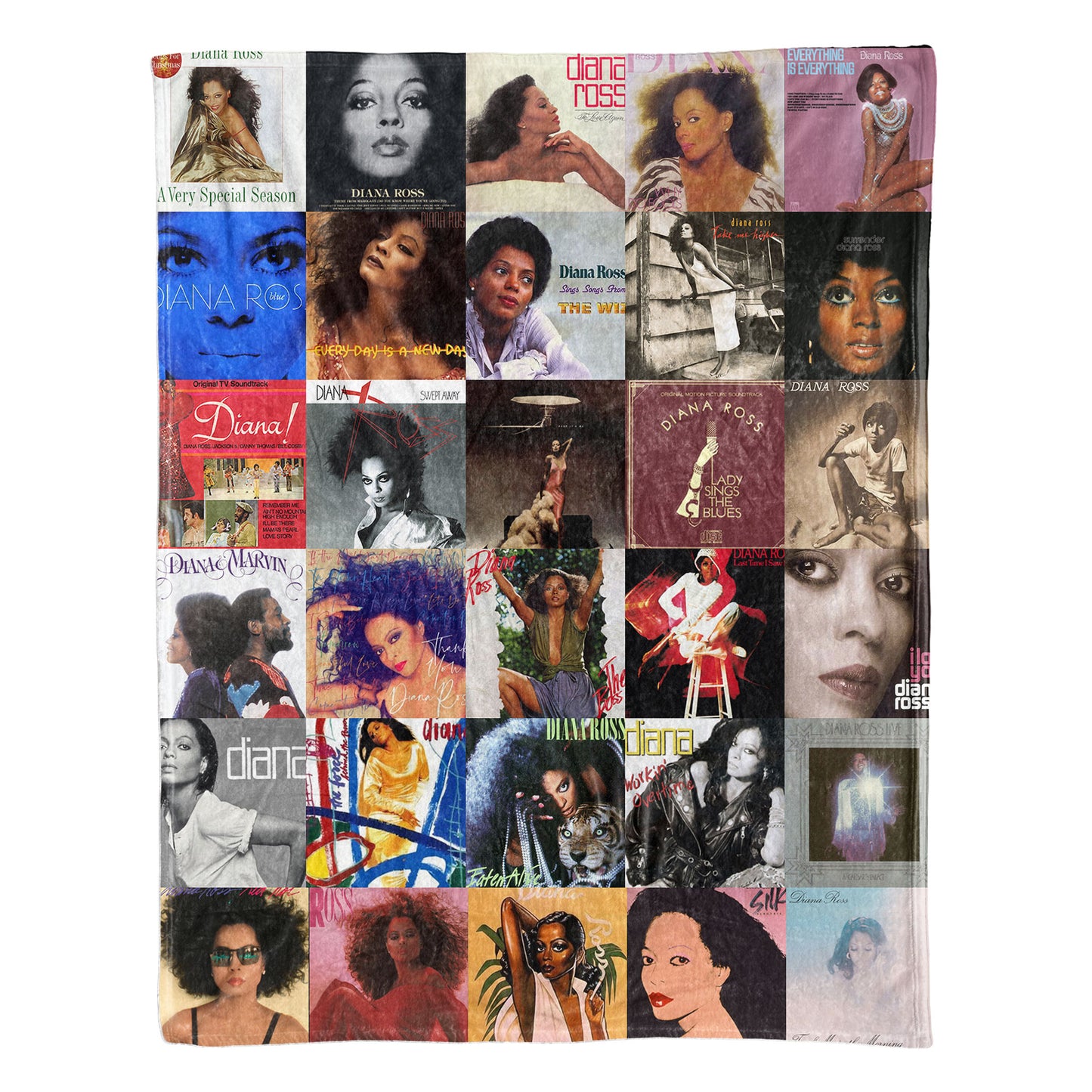 Diana Ross Sherpa Blanket – A Soul & Motown Icon Wrapped in Comfort