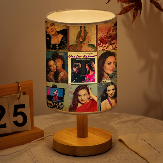 Crystal Gayle Album Cover Lamp – Country Pop Nostalgia Home Decor
