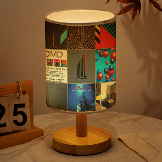 OMD Album Collage Lamp – Retro Synthpop Vibes Night Light