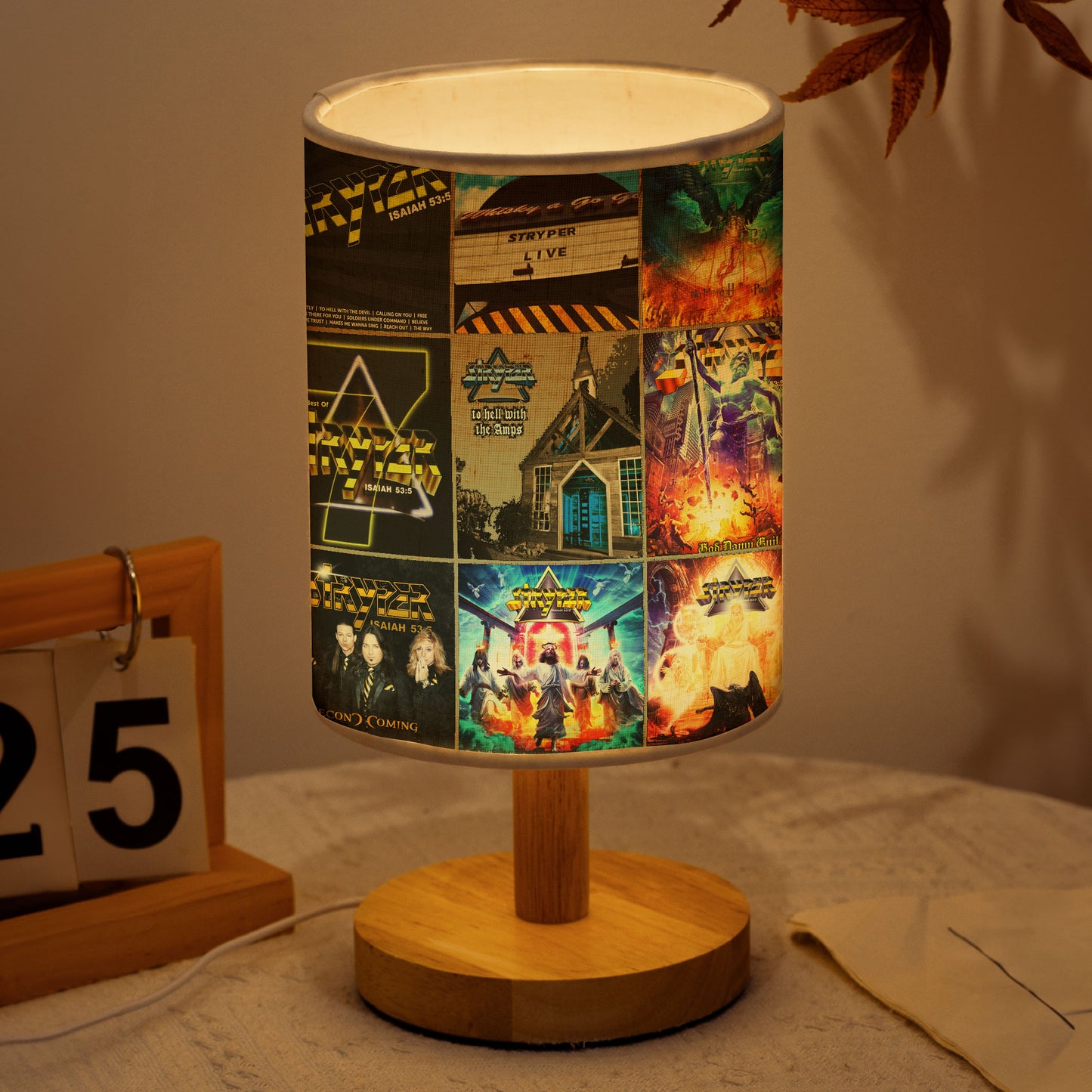 Stryper Album Cover Lamp – Christian Metal Band Light Decor