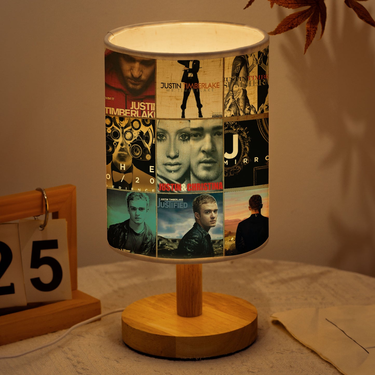 Justin Timberlake Album Art Lamp – Soulful Pop & Timeless Groove