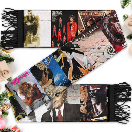 Rod Stewart Scarf – A Cozy Tribute to a Rock & Soul Icon