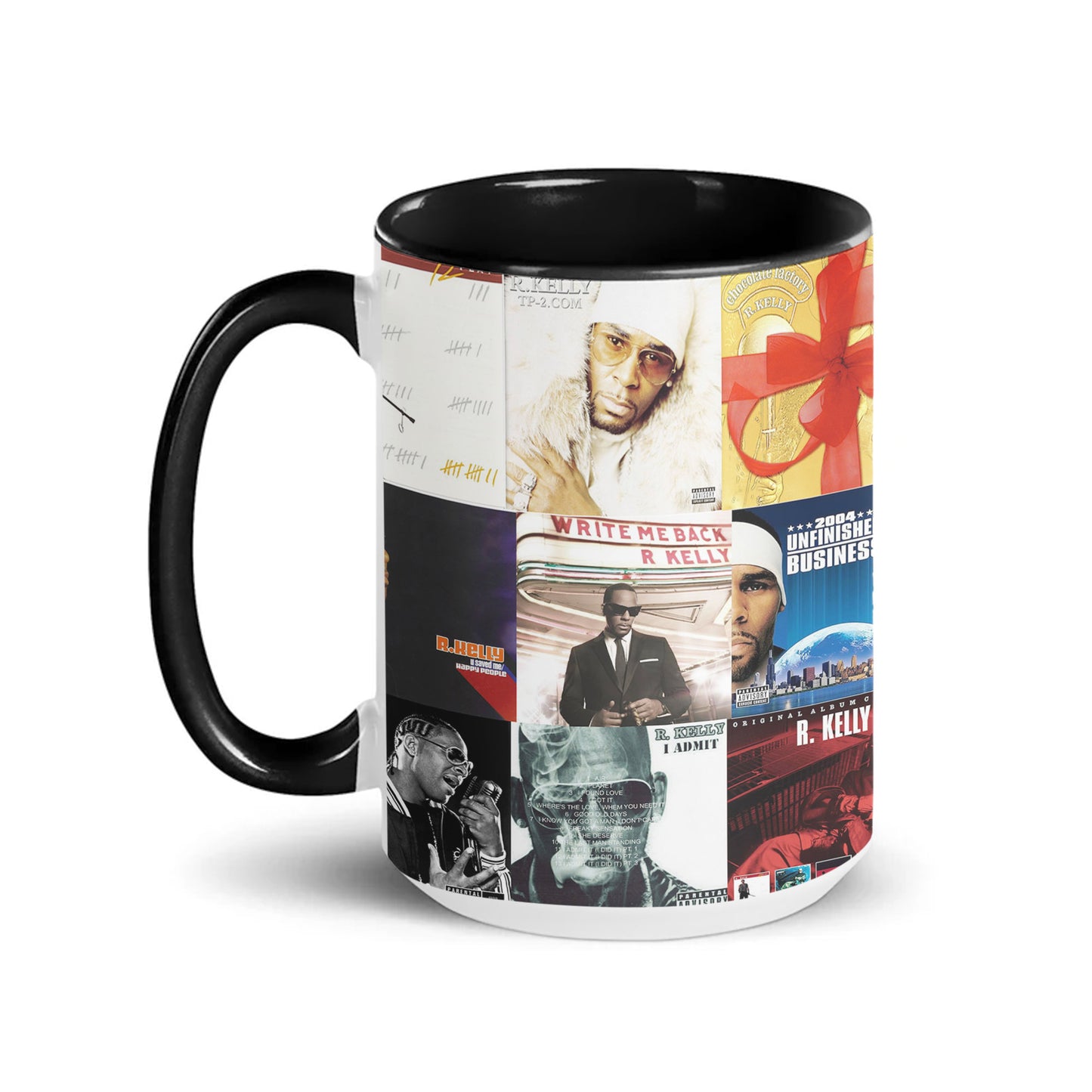 R. Kelly Accent Mug – R&B Album Collage Gift