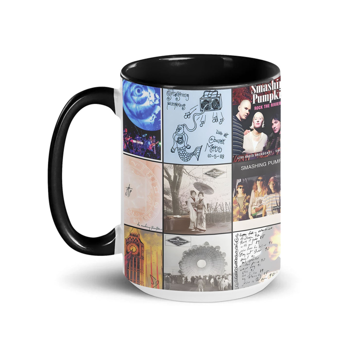 The Smashing Pumpkins Accent Mug – Iconic Album Art Collage Gift