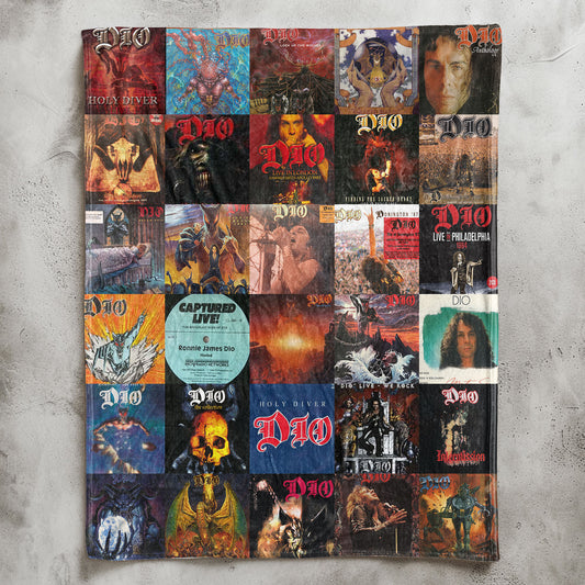 Dio Sherpa Blanket – A Heavy Metal Icon Tribute for True Rock Fans