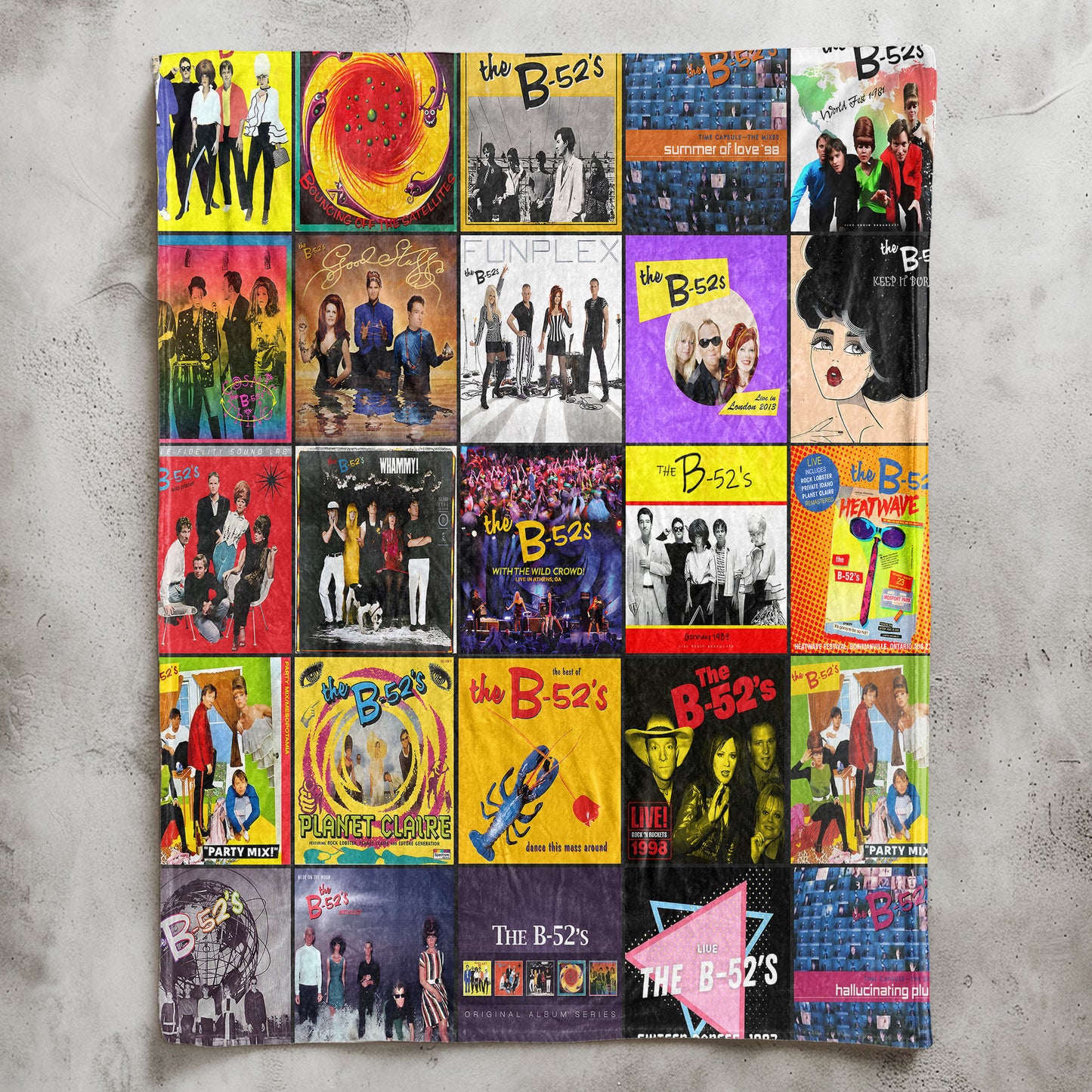 The B-52’s Sherpa Blanket – A Fun, Retro Tribute for True Fans